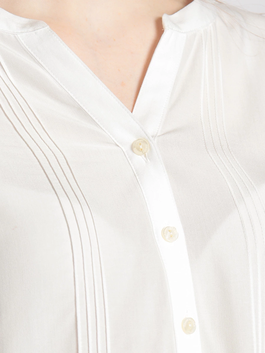 Белая блуза из вискозы